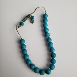 ❤Adjustable Slip-on Teal Bracelet